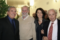 Foto di gruppo con Fernando Ayala e Roberto Savio